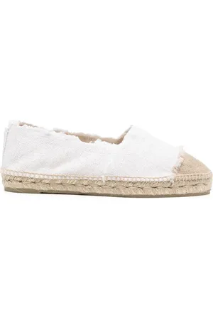Castaner Raw-cut contrast-toe espadrilles