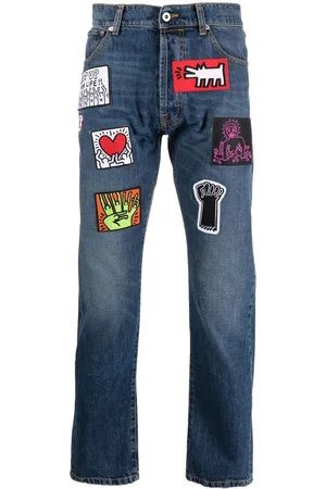 Honey Fucking Dijon X Keith Haring straight-leg jeans