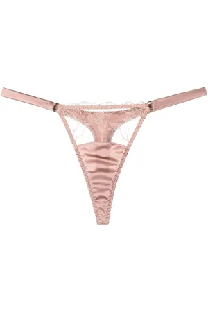 Fleur of England Lilian lace-panel thong