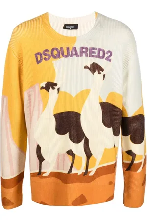 Dsquared2 Llama Country knitted jumper