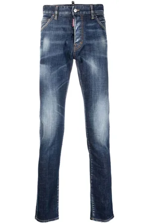 Dsquared2 Bleached slim-fit jeans