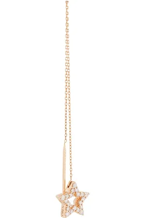 ALINKA 18kt rose STASIA Thread diamond earring