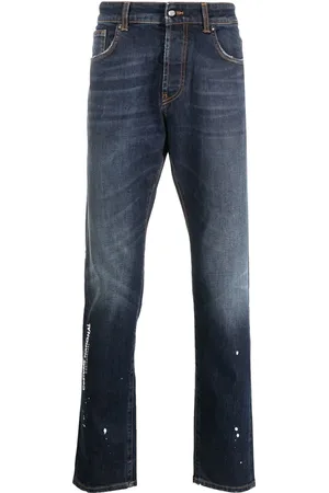 costume national contemporary Slim-fit logo-print jeans