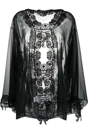 Belle Et Bon Bon Bisoux Venetian lace robe