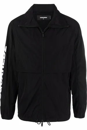 Dsquared2 Logo-print zippered coat