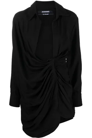 Jacquemus La Robe Bahia draped minidress