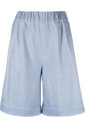 COLOMBO Fine-knit knee-length shorts