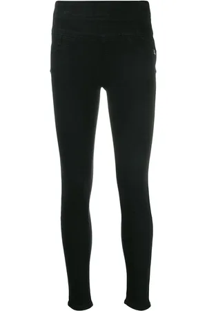 Patrizia Pepe Embroidered-logo skirt jeans