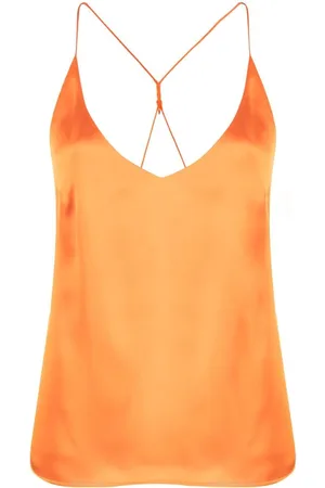 BLANCA Spaghetti-strap satin camisole