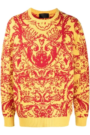 Philipp Plein Intarsia-knit design jumper