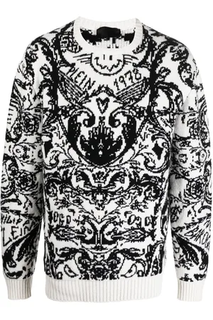 Philipp Plein Intarsia-knit design jumper