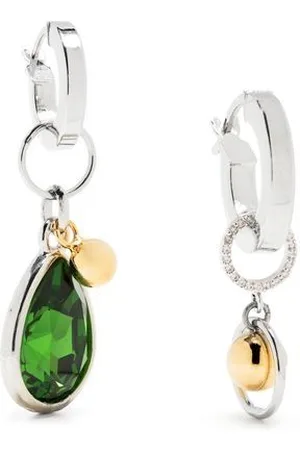 MOUNSER Peat drop hoop earrings