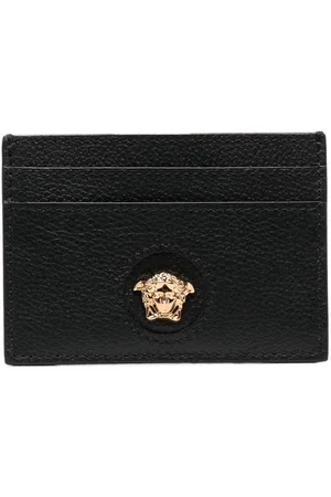 VERSACE La Medusa leather cardholder