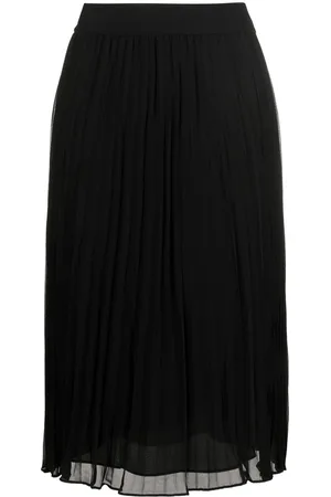 DKNY Chiffon midi skirt