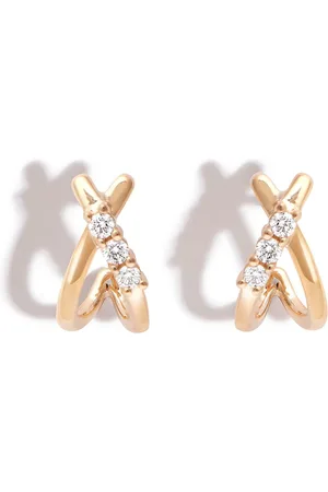 Dana Rebecca Designs 14kt yellow Ava Bea diamond huggie earrings