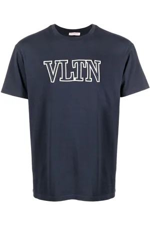 VALENTINO GARAVANI VLTN logo-embroidered T-shirt