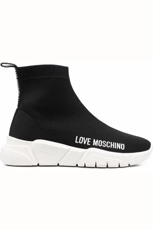 Moschino Logo-print slip-on sneakers