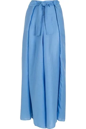 AMIR SLAMA Box-pleat palazzo pants