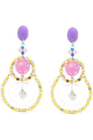 AMIR SLAMA Heart-motif drop earrings