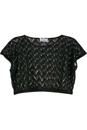 AMIR SLAMA Cropped-knitted top
