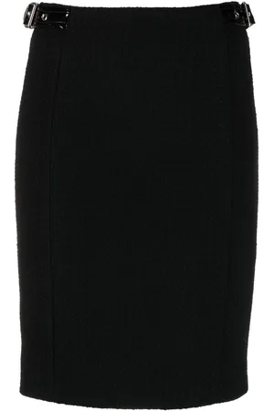 Moschino Strap-detail pencil skirt