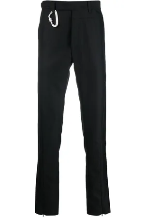 HELIOT EMIL Hook-embellished straight chinos
