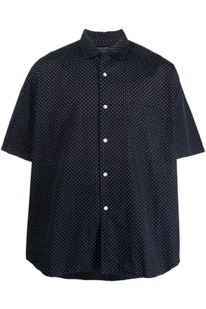 Comme des Garçons 1990s polka dot short-sleeved shirt