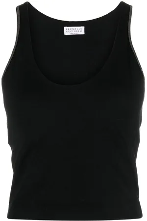 Brunello Cucinelli Monili chain-embellished tank top