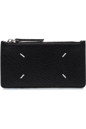 Maison Margiela Four-stitch leather card holder