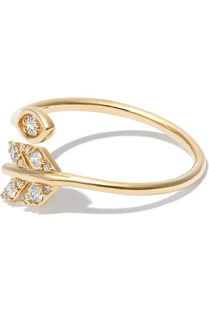 Sydney Evan 14kt yellow Marquis diamond ring