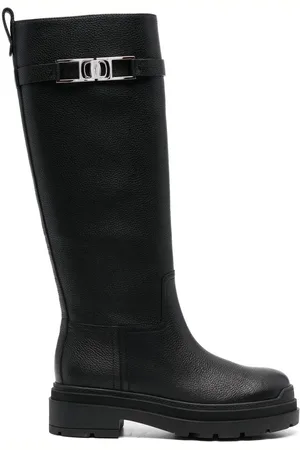 Salvatore Ferragamo Stivale Ryder leather boots
