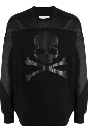 Philipp Plein Panelled skull sweatshirt