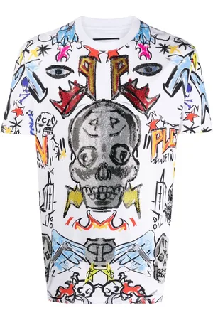 Philipp Plein Graphic-print short-sleeved T-shirt