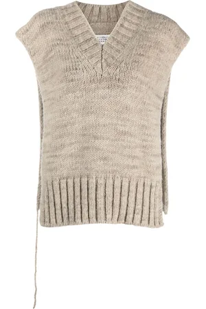 Maison Margiela Botanical Dye knitted vest