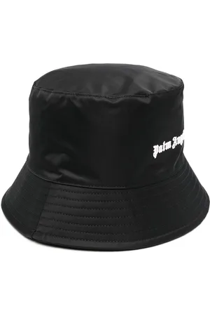 Palm Angels Logo-appliqué bucket hat