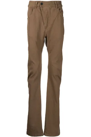 11 BY BORIS BIDJAN SABERI Straight-leg off-centre trousers