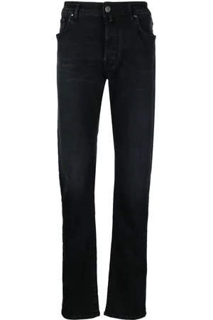 Jacob Cohen Logo-patch straight-leg jeans