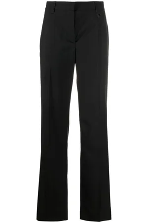 Prada Tailored logo-plaque trousers