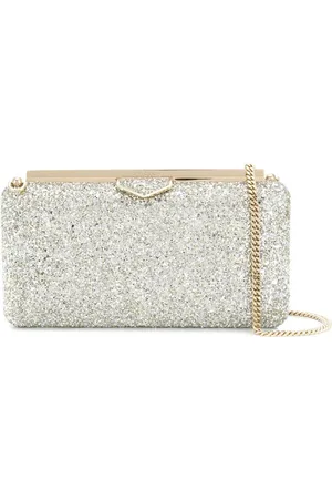 Jimmy Choo Ellipse sequin-embellished clutch