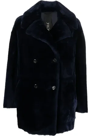Blancha Double-breasted shearling jacket