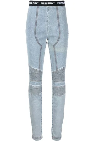 Philipp Plein Logo-waistband leggings