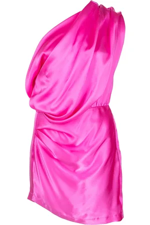 Michelle Mason Satin symmetric mini dress