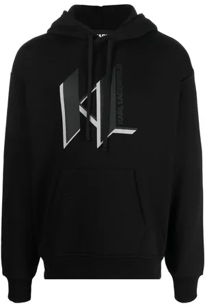 Karl Lagerfeld Logo-print cotton hoodie