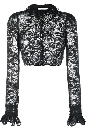 Paco rabanne Cropped lace blouse