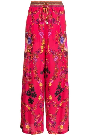 Camilla View From The Veil floral-print silk pants