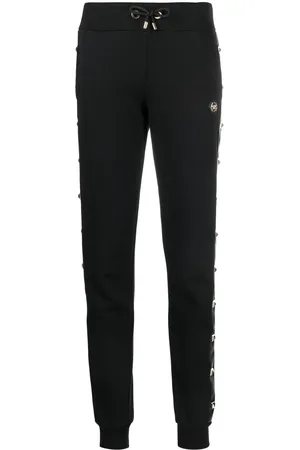 Philipp Plein Studded side panel track pants