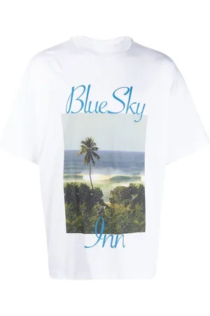 BLUE SKY INN Graphic print cotton T-shirt