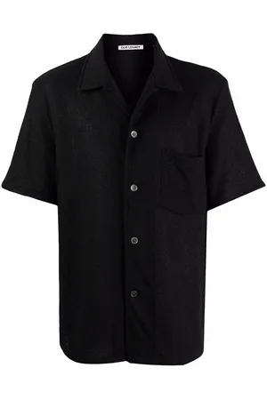 OUR LEGACY Boucle short-sleeve shirt