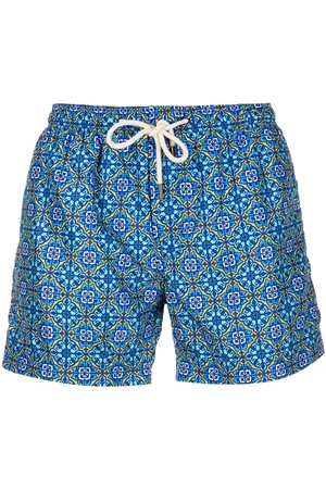 PENINSULA SWIMWEAR Graphic-print swim shorts