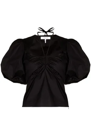 Frame Puff-sleeve blouse